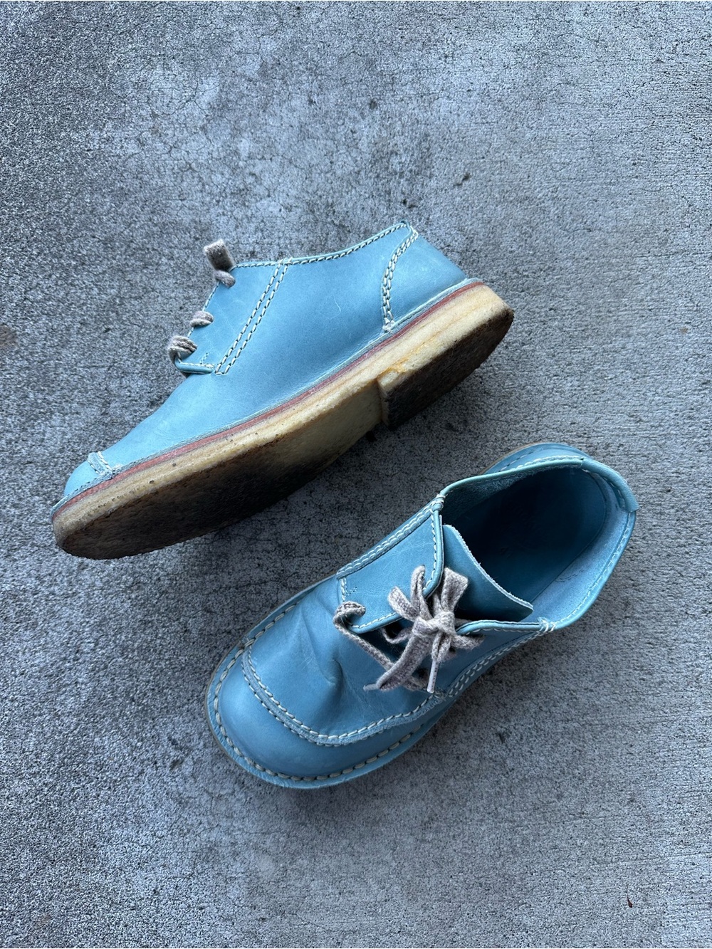 Duckfeet Fyn Lace Up Derby Leather Shoes in Jeans Size EU 41 - Picture 7 of 9